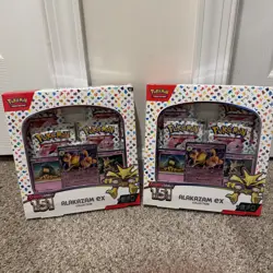 Pokemon TCG Scarlet & Violet 151 Alakazam ex Collection Booster Box New 2 Boxes - Image 1