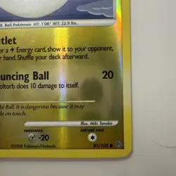 ⚡Voltorb 81/100 Stormfront Reverse Holo Pokemon TCG NM/M - Image 5