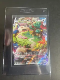 Pokemon TCG Snorlax VMAX Sword & Shield Base Set 142/202 - Image 1