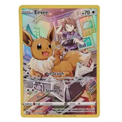 Eevee TG11/TG30 Trainer Gallery Pokemon Silver Tempest Full Art NM - Image 1