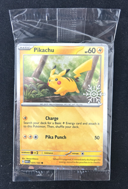 (SEALED) Pokemon 2025 Holiday Advent Calendar Stamped Festive Pikachu 025/165 - Image 1