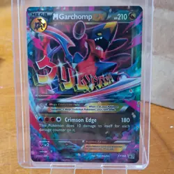 M Garchomp EX Mega Evolution XY168 Black Star Promo Holo Crimson Edge Pokemon - Image 3