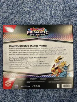 Pokemon TCG SV8.5 Prismatic Evolutions Poster Collection Box Factory Sealed - Image 2