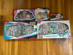 Blooming Waters 151 Prismatic Premium Collections + more sealed bundle Pokemon - Image 1