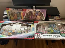 Blooming Waters 151 Prismatic Premium Collections + more sealed bundle Pokemon - Image 2