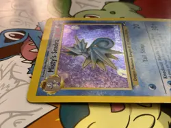 Pokemon Misty's Seadra (Prerelease) 009/132 SWIRL Wotc Promo Holo MP - Image 3