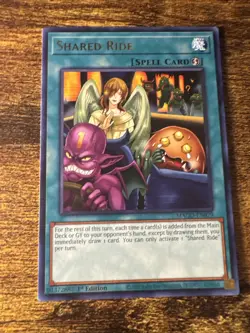 Shared Ride MAGO-EN079 Maximum Gold 1st Edition - Yugioh Card - Image 1