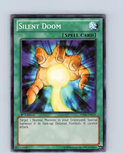 Yu-Gi-Oh TCG Silent Doom YSKR-EN039 1st Edition Common Card NM - Image 1