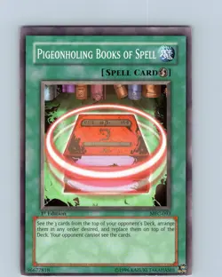 Yu-Gi-Oh TCG Pigeonholding Books Of Spell MFC-093 1st Edition Common Card MP-LP - Image 1