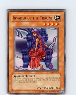 Yu-Gi-Oh TCG Invader Of The Throne DB1-EN013 Unlimited Common Card Played MP - Image 1