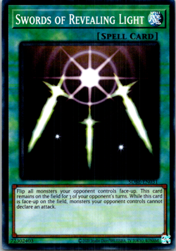 Swords of Revealing Light SDBE-EN031 Yu-Gi-Oh! Unlimited 2020 Reprint Light Play - Image 1