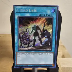 Yugioh! A Hero Lives - RA04-EN087 - Secret Rare - 1st Edition Near Mint, English - Image 1