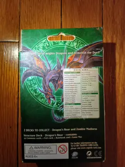 Yu-Gi-Oh! 2005 Structure Deck Dragon's Roar English Unlimited Yugioh [Sealed] - Image 2