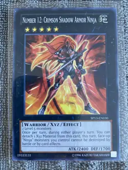 Number 12: Crimson Shadow Armor Ninja (Starfoil) SP13-EN030 Star Pack 2013... - Image 1