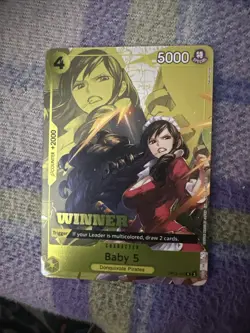 One Piece TCG Baby 5 OP12-112 Winner Pack 2026 Vol.1 Promo – (1234) - Image 1
