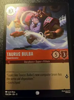 Taurus Bulba - Steerminator 106/204 Cold Foil Common Winterspell Disney Lorcana - Image 1