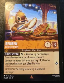 Reuben - Sandwich Expert 21/204 Rare Winterspell Disney Lorcana TCG - Image 1
