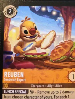 Reuben - Sandwich Expert 21/204 Rare Winterspell Disney Lorcana TCG - Image 2