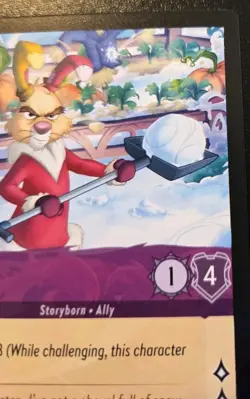 Rabbit - Fed Up 41/204 Uncommon Winterspell Disney Lorcana TCG - Image 3