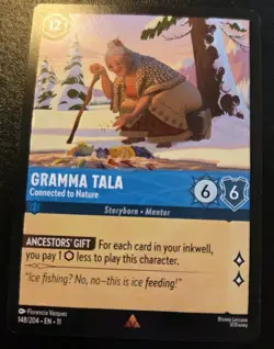 Gramma Tala - Connected To Nature 148/204 Rare Winterspell Disney Lorcana TCG - Image 1