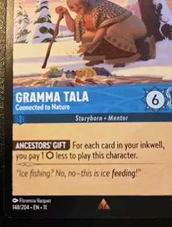 Gramma Tala - Connected To Nature 148/204 Rare Winterspell Disney Lorcana TCG - Image 4