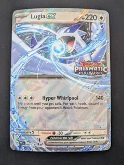 Lugia Ex 082/131 Holo Jumbo Oversize Card Prismatic Evolutions Stamped Pokemon - Image 2
