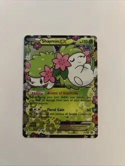 2016 POKEMON XY BLACK STAR PROMO XY148 SHAYMIN EX GENERATIONS - Image 1