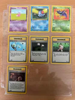 NM (1st edition) COMPLETE Pokemon FOSSIL Set 16-Card COMMON ed w/Kabuto 50/62 - Image 4