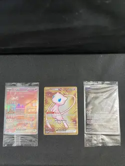 Pokemon TCG 151 Promo Set Mew, Mewtwo, Sealed & Metal Mew - Image 1