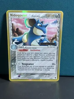 Pokemon Nidoqueen Delta Species 7/101 Dragon Frontiers Reverse Holo/Stamped NM - Image 1