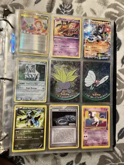 Huge Binder Collection Lot of 81 Pokemon TCG Mixed EX Holo Full Art GX. LP-MP-HP - Image 3