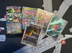Lot Of 5 Pokemon Cards - Modern - Mega GR - Full Art- Art Rare - Image 1
