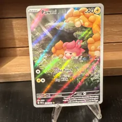 Pokemon Pawmi 226/091 SV: Paldean Fates - Illustration Rare hp60 📦 - Image 1