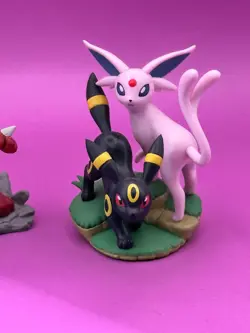 POKEMON Prismatic Evolutions Figures Espeon And Umbreon + Mega Lucario - Image 2
