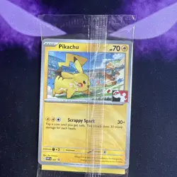 NM Pikachu SVP101 Black Star Promo Play League Pokemon Card TCG SEALED - Image 1