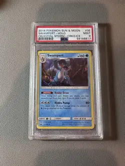 Pokemon TCG Swampert Holo Celestial Storm #35/168 PSA 9 The Pokemon Company 2018 - Image 1
