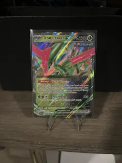 IRON LEAVES EX SVP 128 SCARLET & VIOLET POKEMON PROMO (ULTRA RARE, NM) - Image 1