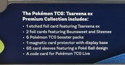 Pokemon TCG Tsareena EX Premium Collection Promo Booster Box New SEALED - Image 4