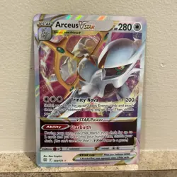 Arceus VSTAR 123/172 Full Art Ultra Rare Brilliant Stars Pokemon TCG 2022 NM - Image 1