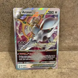 Arceus VSTAR 123/172 Full Art Ultra Rare Brilliant Stars Pokemon TCG 2022 NM - Image 2
