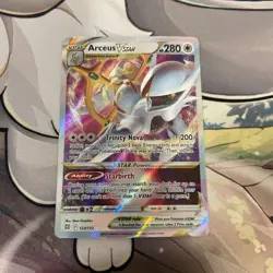 Arceus VSTAR 123/172 Full Art Ultra Rare Brilliant Stars Pokemon TCG 2022 NM - Image 3