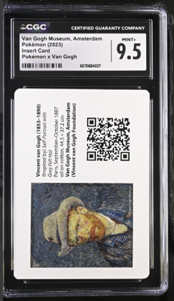 CGC 9.5 MINT+ Van Gogh Insert Card Amsterdam Museum 2023 Pokemon - Image 1
