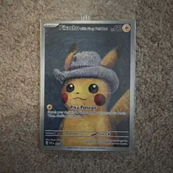 Pokemon x Van Gogh: Pikachu with Grey Felt Hat - 085 Promo Card - SEALED MINT - Image 1