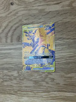 Pikachu & Zekrom GX SM248 Sm Holo Damaged Condition Pokemon Card Tag Team - Image 5