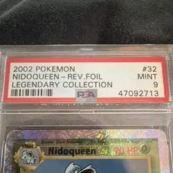 Pokemon Nidoqueen Legendary Collection 32/110 Reverse Holo Rare PSA 9 - Image 2