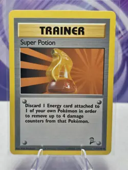Pokemon WOTC Super Potion 117/130 Base Set 2 Uncommon NM - Image 1