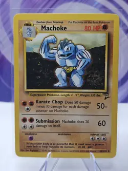 Pokemon TCG Machoke Base Set 2 49/130 Regular Unlimited Uncommon NM - Image 1