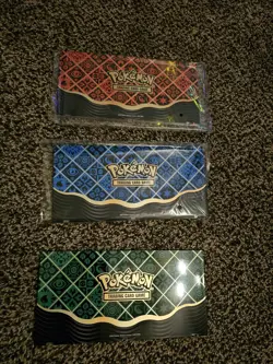 [LOT OF 3] Paldean Fates Pokemon Card Display Cases: Fire, Water & Grass Type - Image 2