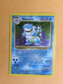 BLASTOISE 21/102,BASE SET HOLO,1999 POKEMON,NEVER PLAYED - Image 1