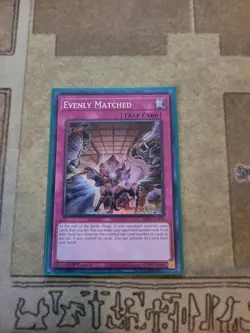 YUGIOH EVENLY MATCHED SDBT-EN038 SUPER 1ST ED NM - Image 1